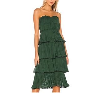 Lovers and Friends ruffle midi dress